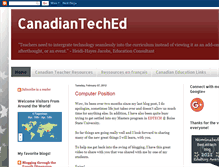 Tablet Screenshot of canadianteched.blogspot.com