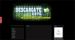 Desktop Screenshot of descargateeste.blogspot.com