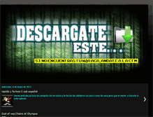 Tablet Screenshot of descargateeste.blogspot.com