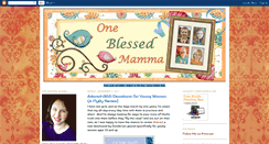 Desktop Screenshot of oneblessedmamma.blogspot.com