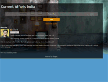 Tablet Screenshot of current-affairs-inida.blogspot.com