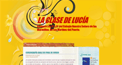Desktop Screenshot of laclasedelucia.blogspot.com