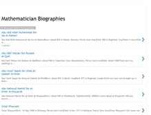 Tablet Screenshot of mathematician-biographies.blogspot.com