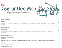 Tablet Screenshot of disgruntledmob.blogspot.com