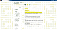 Desktop Screenshot of dukan-diet-experience.blogspot.com