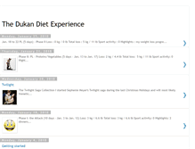 Tablet Screenshot of dukan-diet-experience.blogspot.com