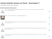 Tablet Screenshot of animesgoldbr.blogspot.com
