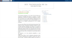 Desktop Screenshot of ecitecdelaescritura.blogspot.com