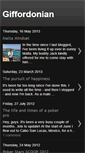 Mobile Screenshot of giffordonian.blogspot.com