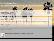 Tablet Screenshot of monicaisabelresort.blogspot.com