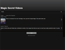 Tablet Screenshot of learnmagicsecret.blogspot.com
