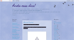 Desktop Screenshot of anotaessadica.blogspot.com