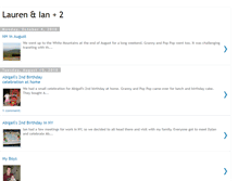 Tablet Screenshot of lauren-and-ian-plus1.blogspot.com