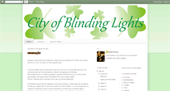 Desktop Screenshot of cityof-blindinglights.blogspot.com