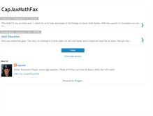 Tablet Screenshot of capjaxmathfax.blogspot.com