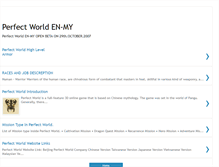 Tablet Screenshot of perfectworld-my.blogspot.com