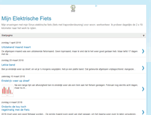 Tablet Screenshot of mijnelektrischefiets.blogspot.com