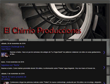 Tablet Screenshot of elchirrioproducciones.blogspot.com