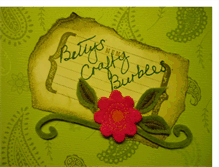 Tablet Screenshot of bettyscraftyburbles.blogspot.com