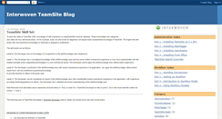 Desktop Screenshot of interwoven-teamsite.blogspot.com