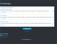 Tablet Screenshot of escatologia.blogspot.com