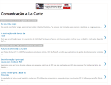 Tablet Screenshot of comunicacaoalacarte.blogspot.com