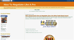 Desktop Screenshot of howtonegotiatelikeapro.blogspot.com