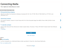 Tablet Screenshot of connectingmedia.blogspot.com