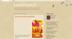 Desktop Screenshot of lastenkirjahylly.blogspot.com