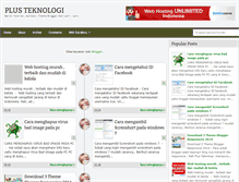 Tablet Screenshot of plusteknologi.blogspot.com