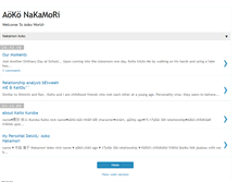 Tablet Screenshot of aokokaito.blogspot.com