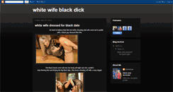 Desktop Screenshot of blackdicksandwhitechicks.blogspot.com