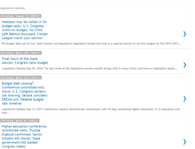 Tablet Screenshot of legislative-updates.blogspot.com