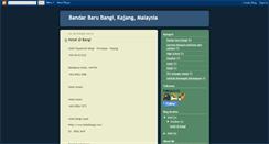 Desktop Screenshot of bangi1.blogspot.com