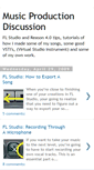 Mobile Screenshot of musicproductiondiscussion.blogspot.com