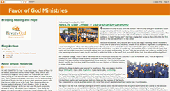 Desktop Screenshot of favorofgodministries.blogspot.com