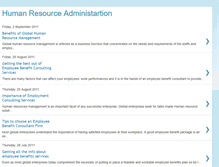 Tablet Screenshot of humanresourceadministration.blogspot.com