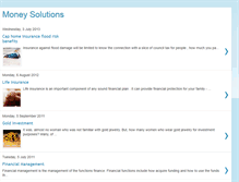 Tablet Screenshot of money-smart-solutions.blogspot.com