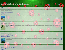 Tablet Screenshot of cockroachesladybugs.blogspot.com