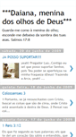 Mobile Screenshot of daianameninadosolhosdedeus.blogspot.com