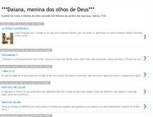 Tablet Screenshot of daianameninadosolhosdedeus.blogspot.com
