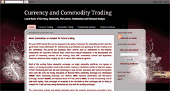 Desktop Screenshot of currencycommoditytrading.blogspot.com