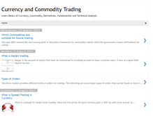 Tablet Screenshot of currencycommoditytrading.blogspot.com