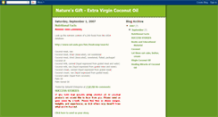 Desktop Screenshot of evcoconutoil.blogspot.com