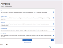 Tablet Screenshot of advalida.blogspot.com