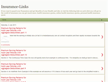 Tablet Screenshot of insurance-links.blogspot.com