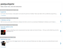 Tablet Screenshot of postpunkpete.blogspot.com