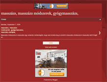 Tablet Screenshot of masszazsrol.blogspot.com