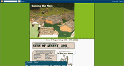 Desktop Screenshot of gamingthenam.blogspot.com