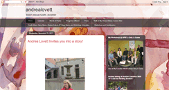 Desktop Screenshot of andrealovett.blogspot.com